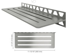 Schluter Shelf-W Wave Stainless Steel SWS1 D10 EB